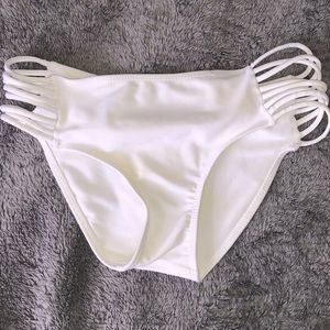 Forever 21 White Bikini Bottoms